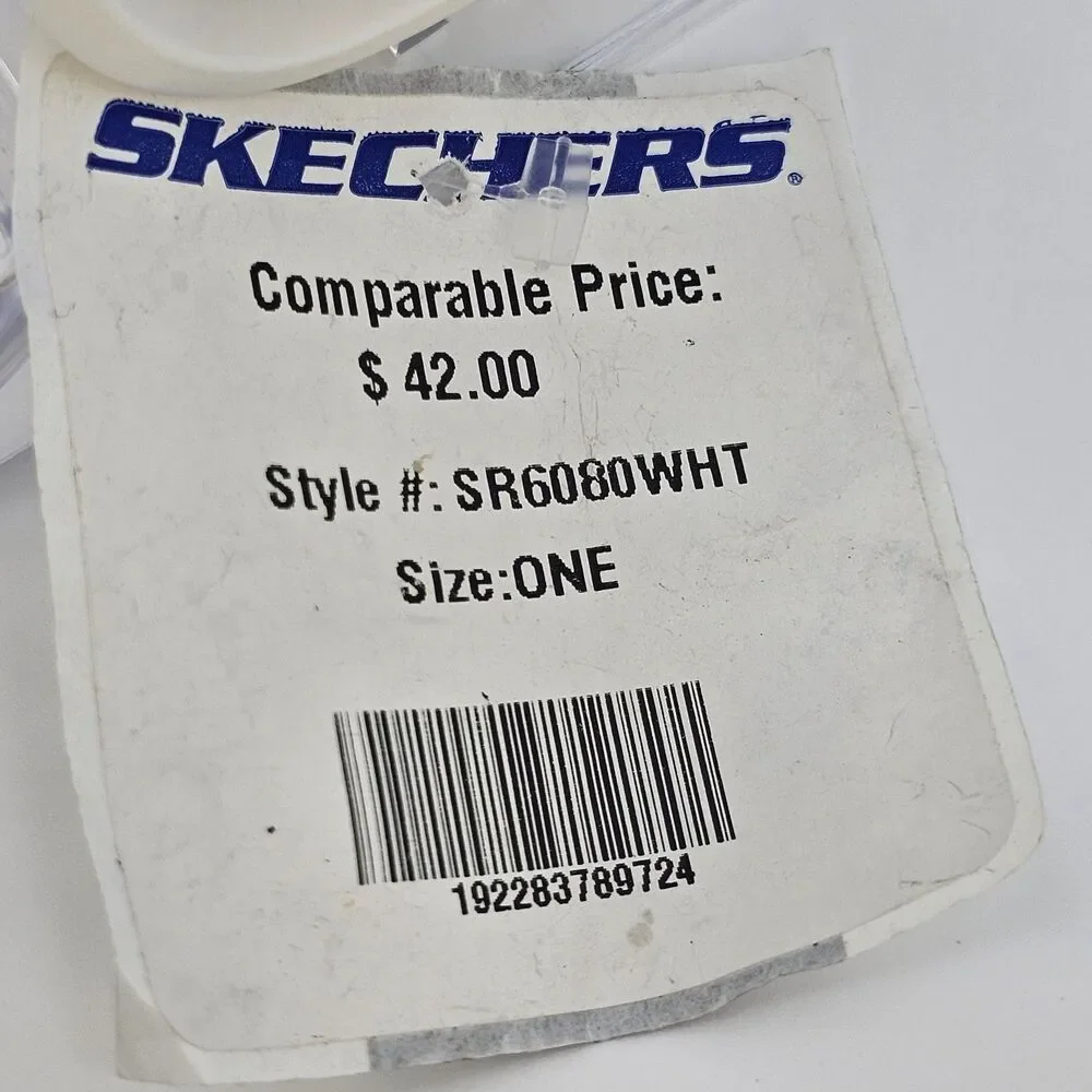 Sketchers Women's Watch‎ 40MM White Dial White Plastic Bands New Battery